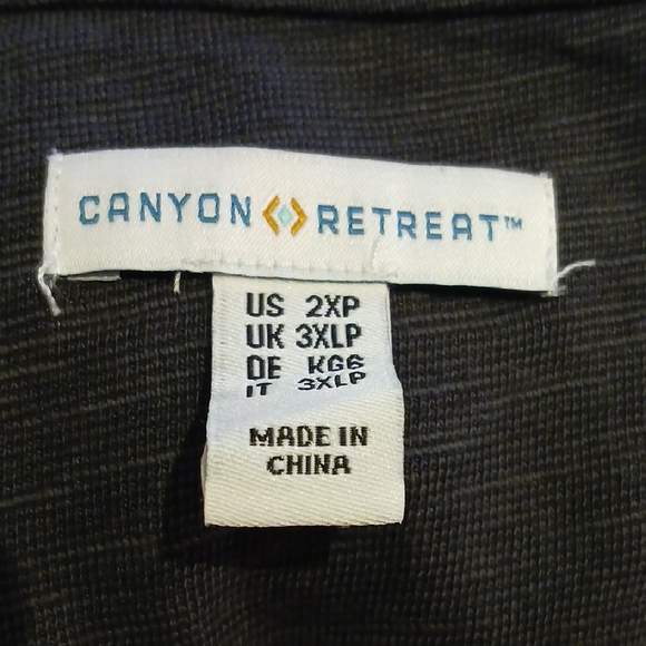 NEW Denim & Co. Canyon Retreat Easy Midi Dress Size 2X / Dark Blue-Grey - Picture 8 of 10